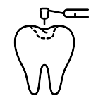 Zahnfüllung Icon