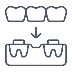 Zahnbrücke Icon